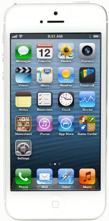Смартфон Apple iPhone 5 32Gb White & Silver - Приморско-Ахтарск